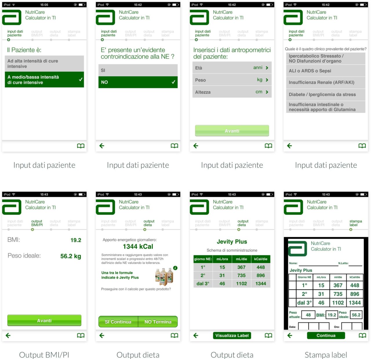 calculators-nutricare-screens