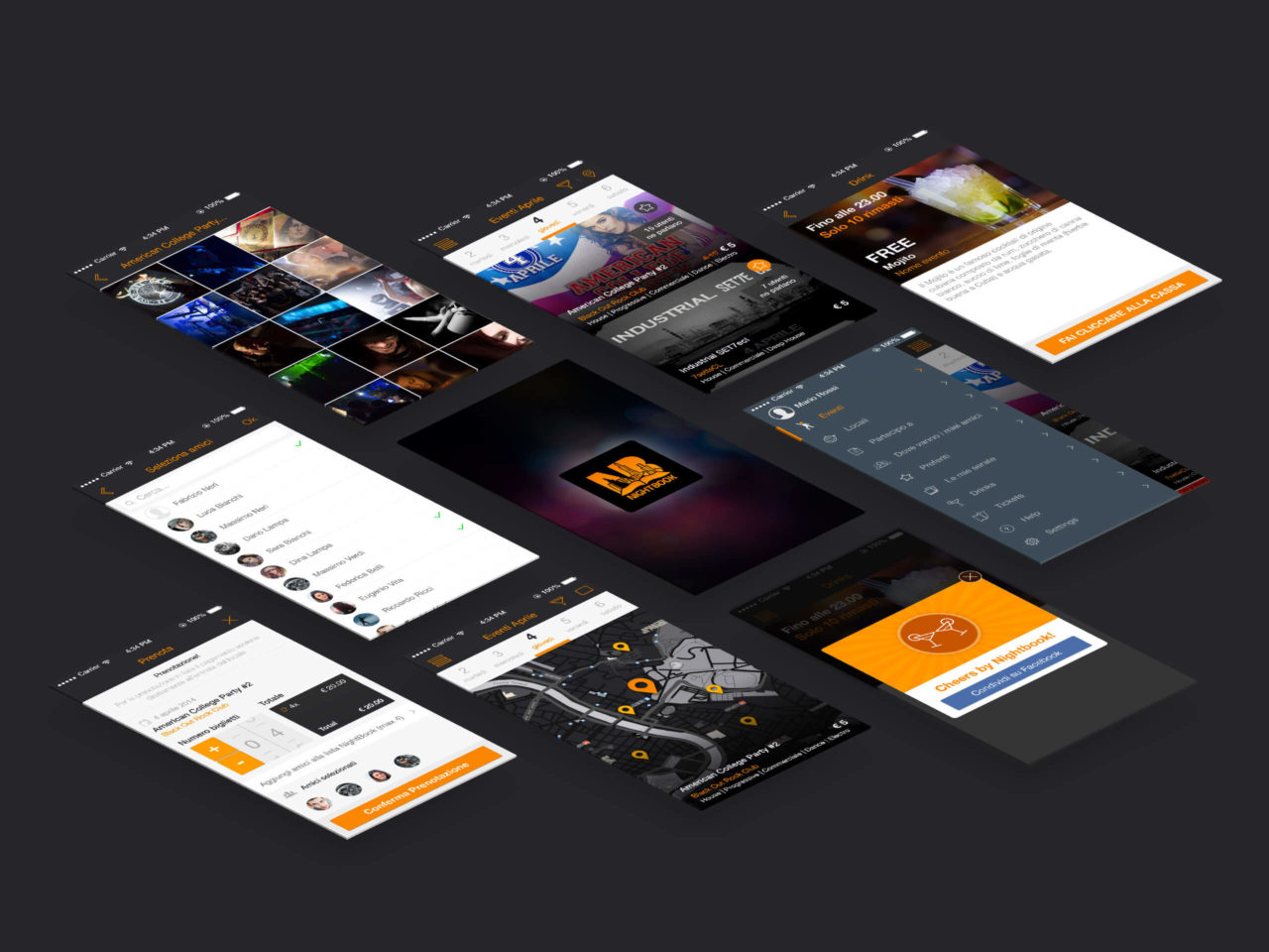 nightbook-app-screens